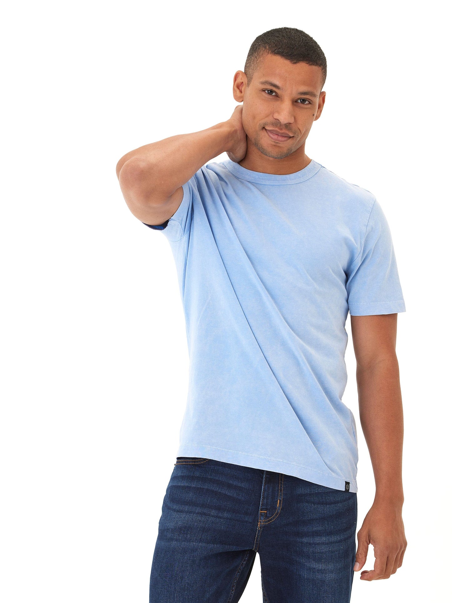 Shawn Mineral Wash Eco Cotton Jersey Crew Tee