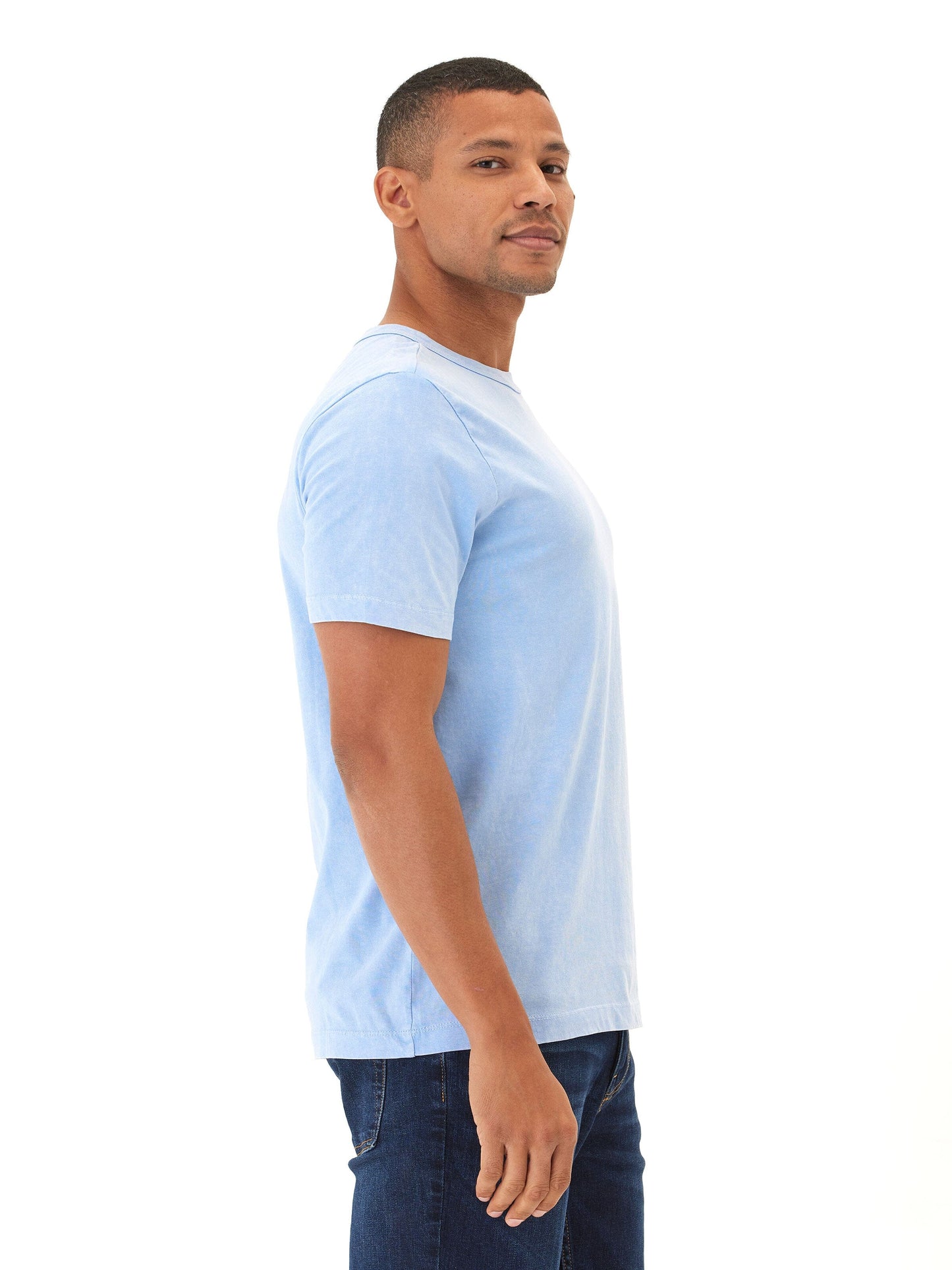 Shawn Mineral Wash Eco Cotton Jersey Crew Tee