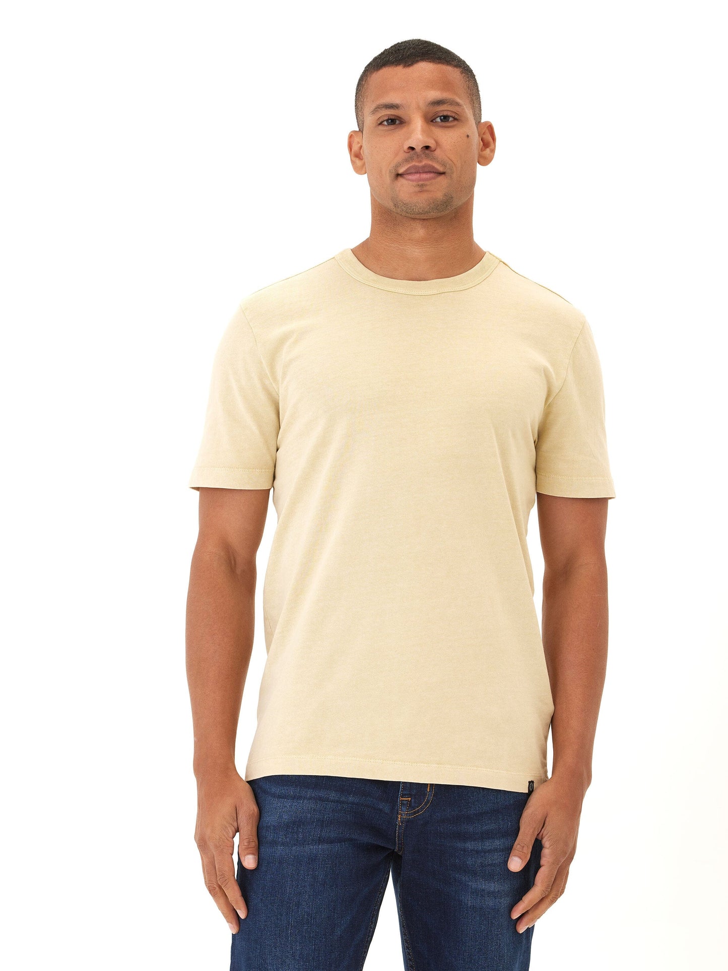 Shawn Mineral Wash Eco Cotton Jersey Crew Tee