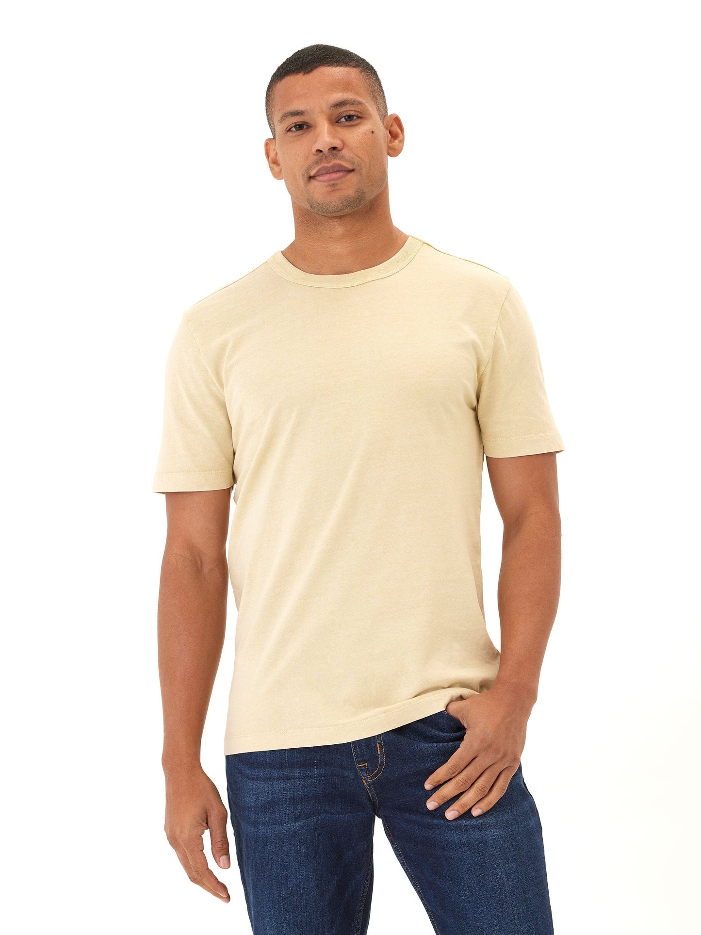 Shawn Mineral Wash Eco Cotton Jersey Crew Tee