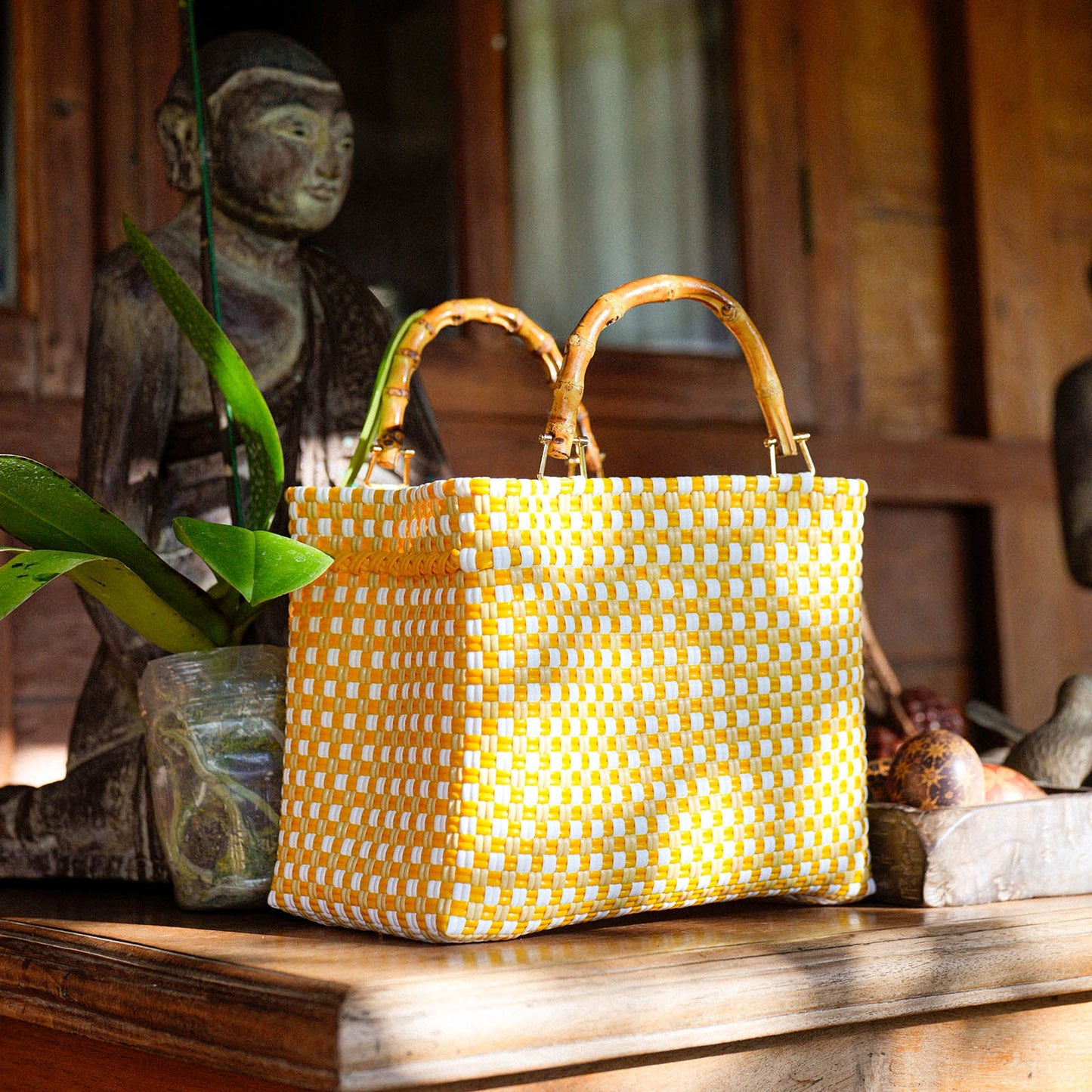 La bolsa de mano reciclada Tuku Sunset