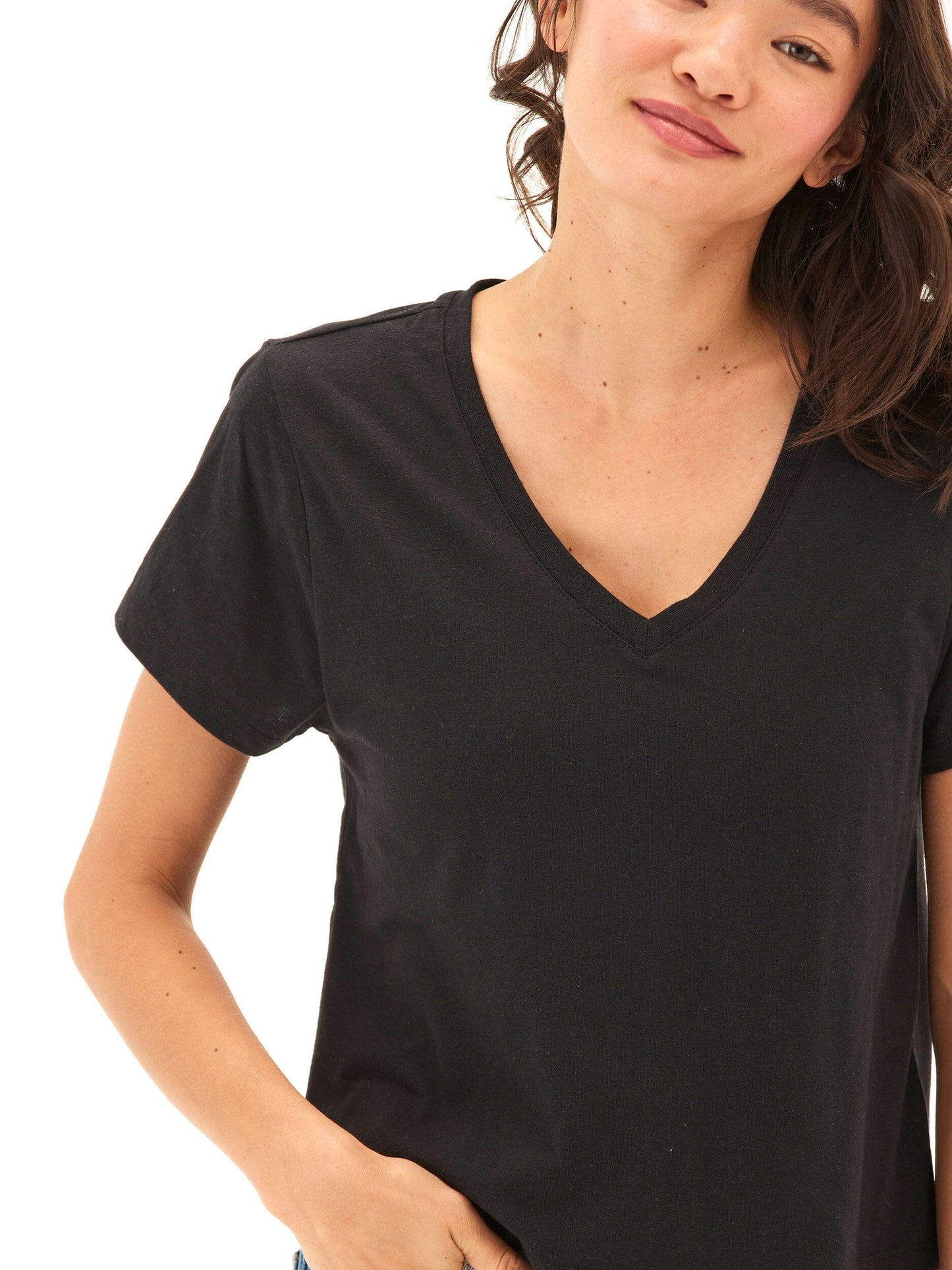 Camiseta Ada Triblend con cuello en V