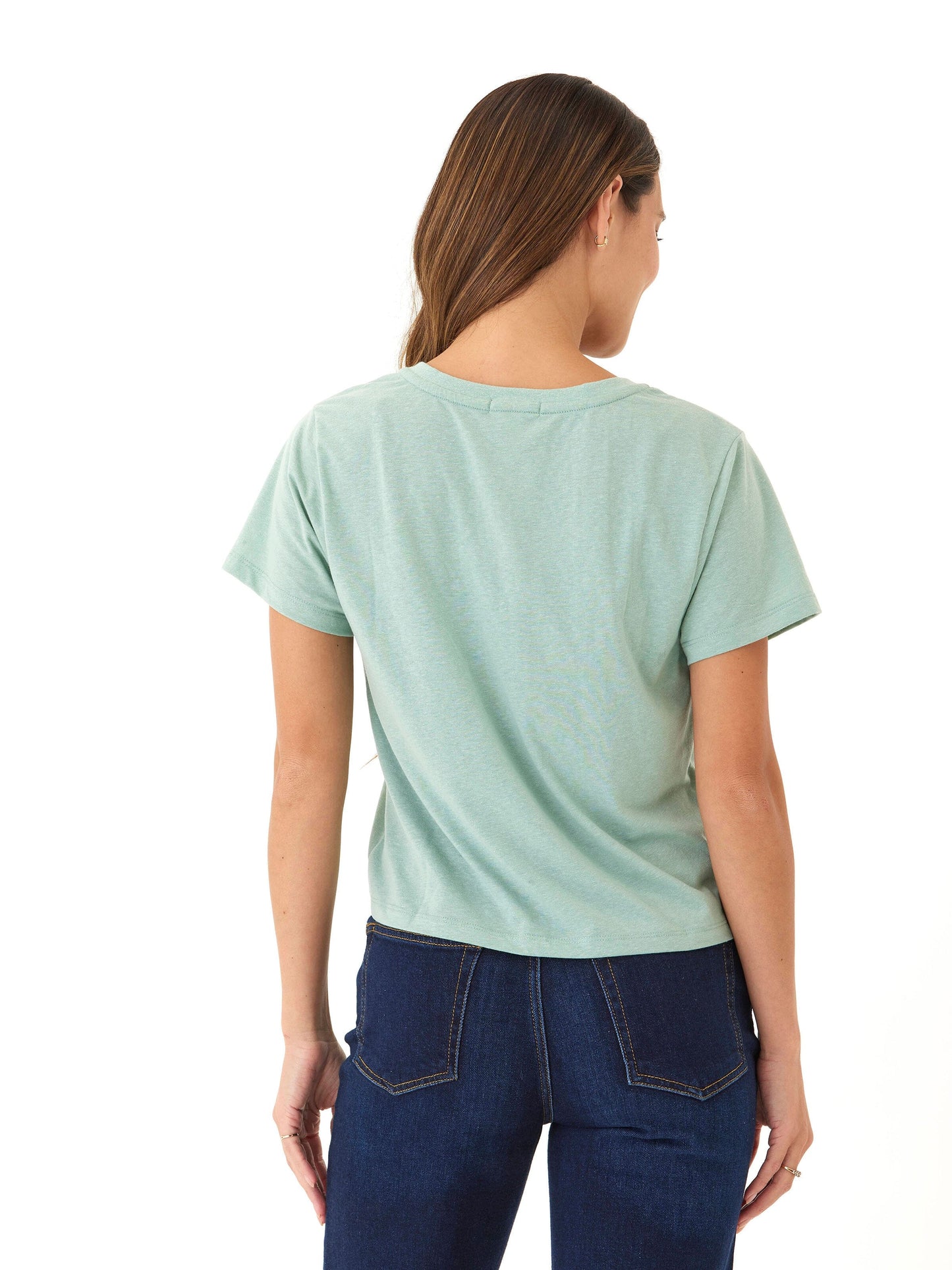 Camiseta Ada Triblend con cuello en V