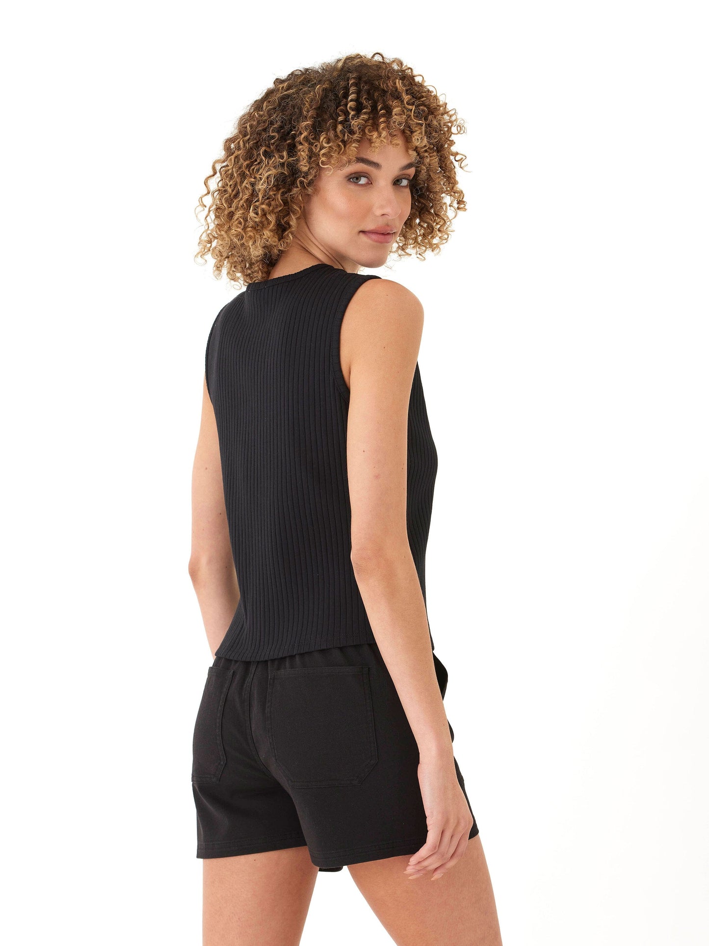 Emilia Organic Rib Crew Tank