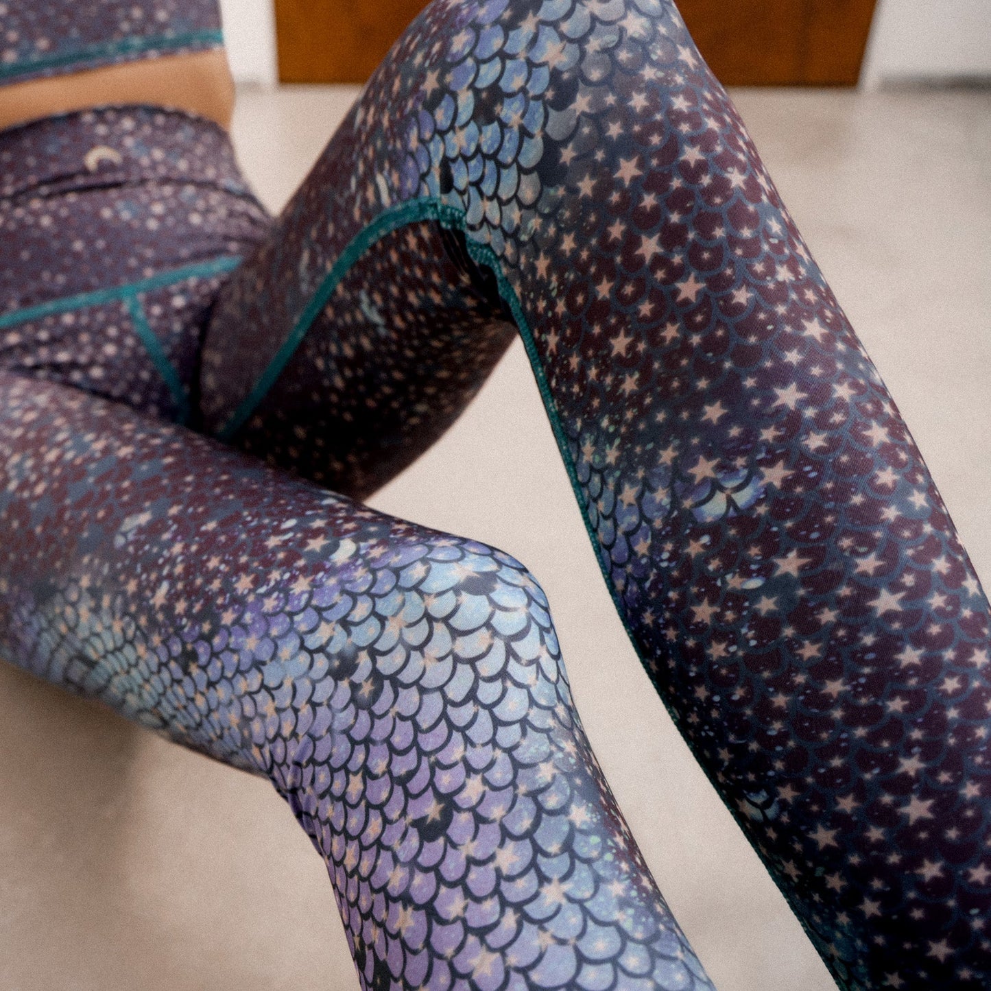 Sirena Reina Hada Pantalón Corto Turquesa