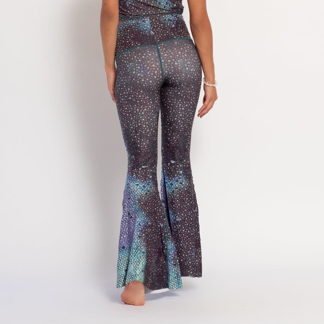 Sirena Hada Reina Teal Acampanado Corto