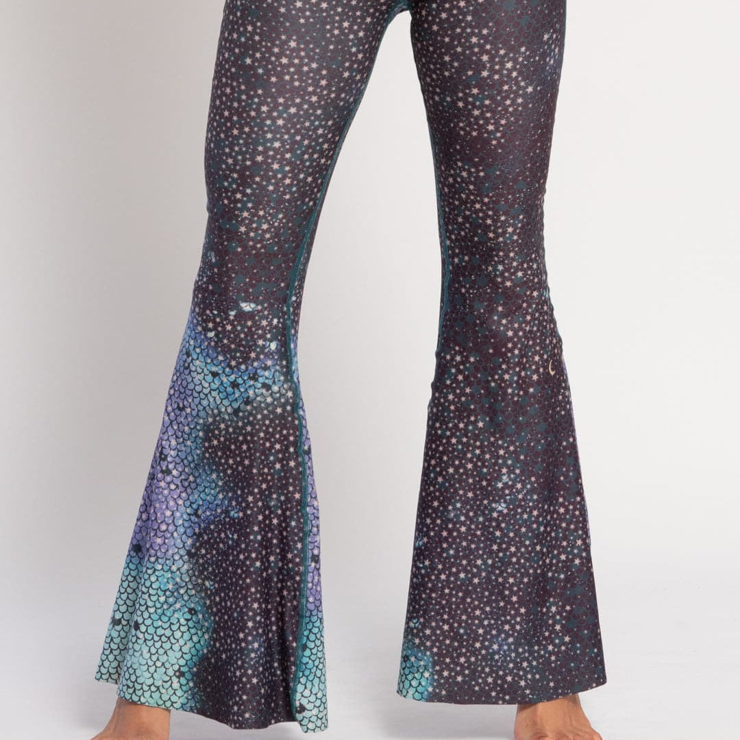 Sirena Hada Reina Teal Acampanado Corto