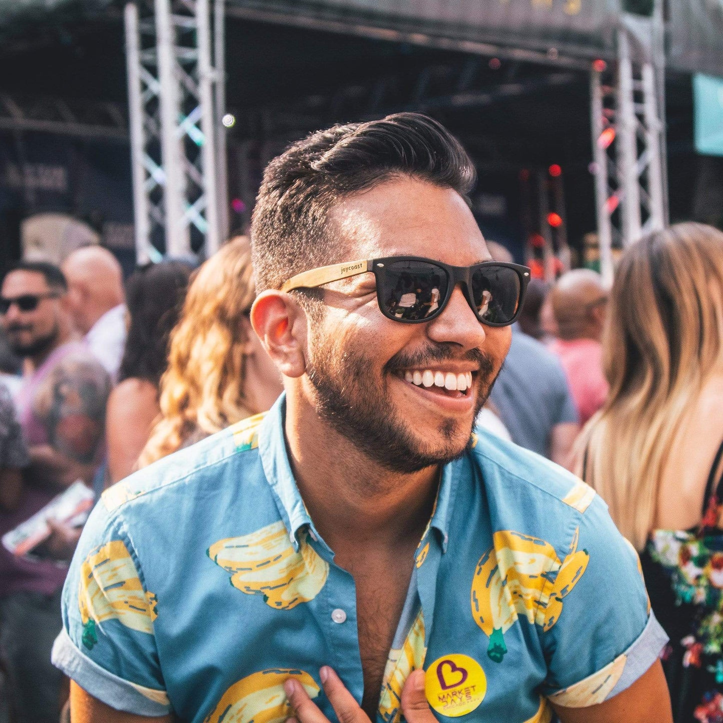 Mozz American Walnut Wooden Sunglasses | Polarized | Joycoast