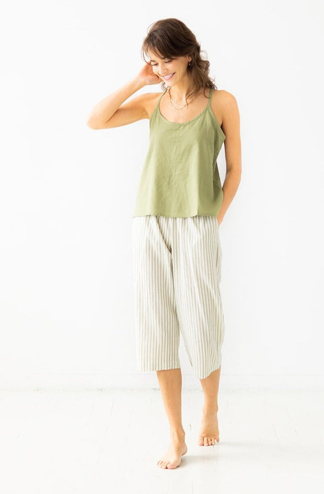 Camiseta de tirantes tejida con espalda en V de SALUA