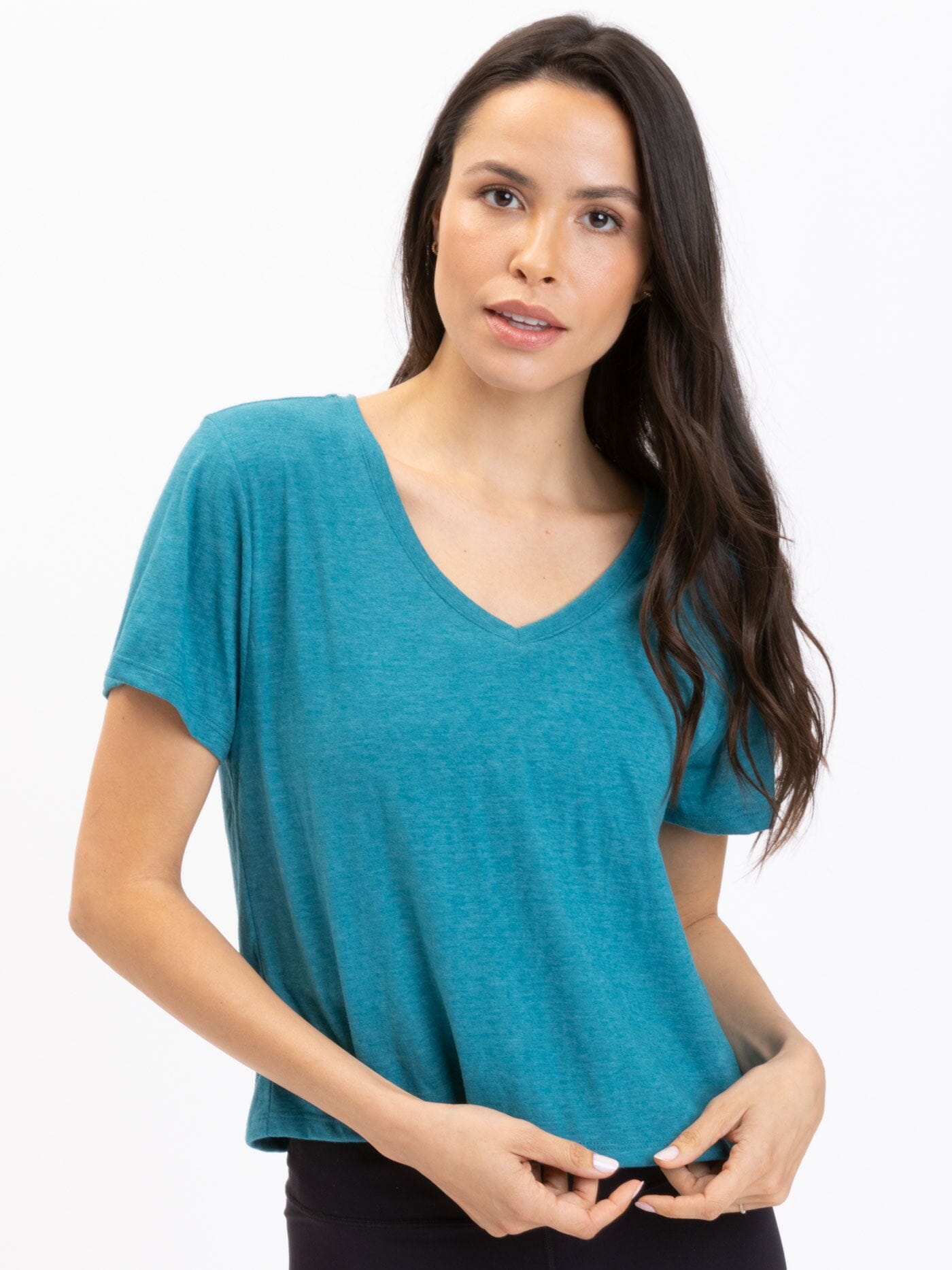 Camiseta Ada Triblend con cuello en V