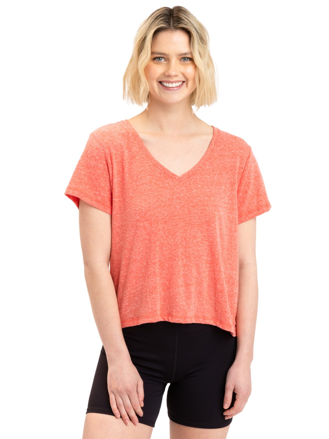 Camiseta Ada Triblend con cuello en V