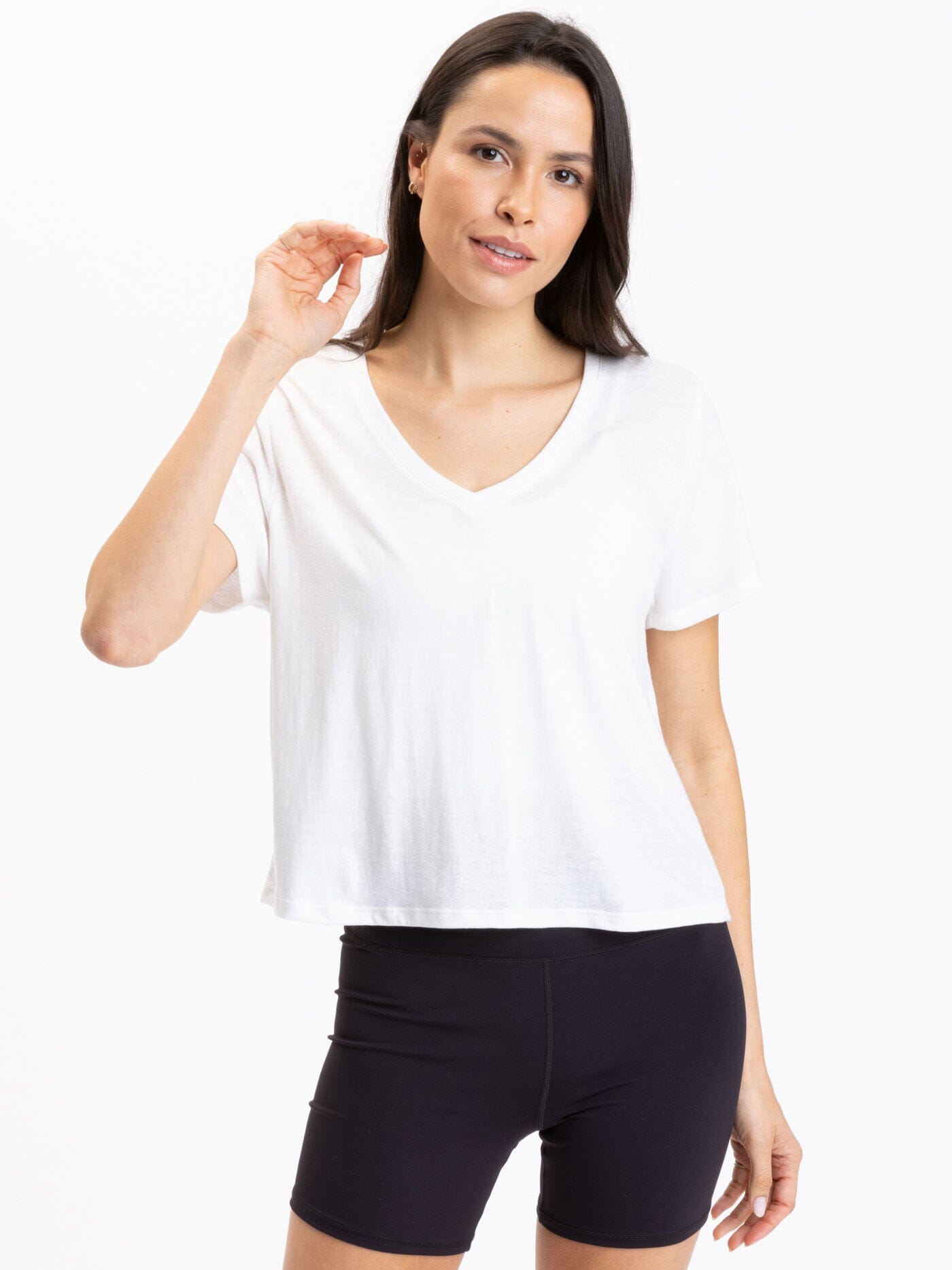 Camiseta Ada Triblend con cuello en V