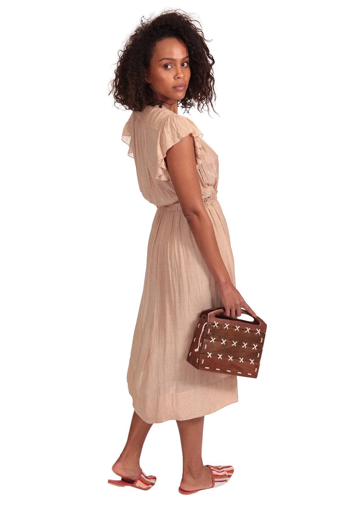 VESTIDO ADELAIDE CHAMPÁN