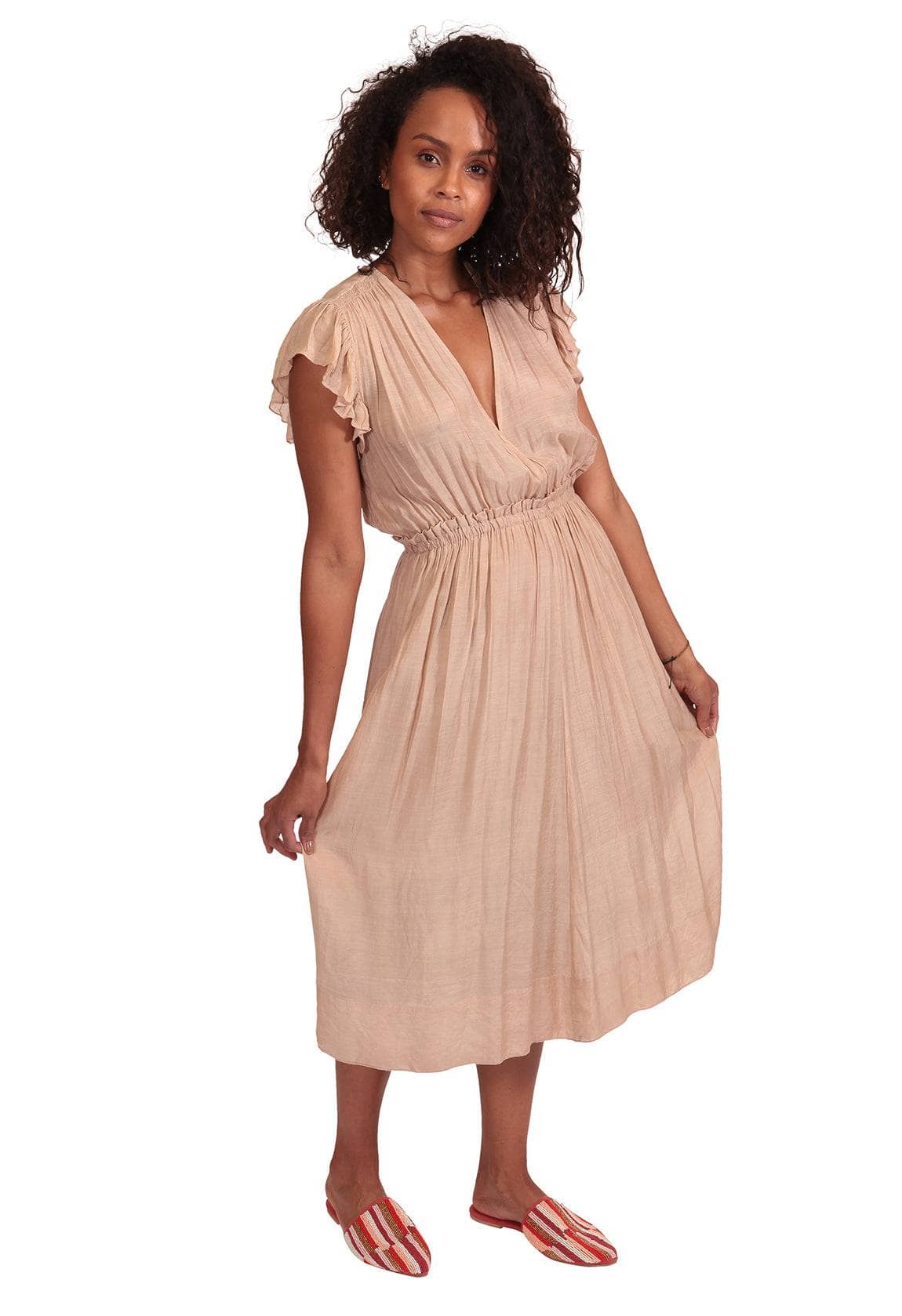 VESTIDO ADELAIDE CHAMPÁN