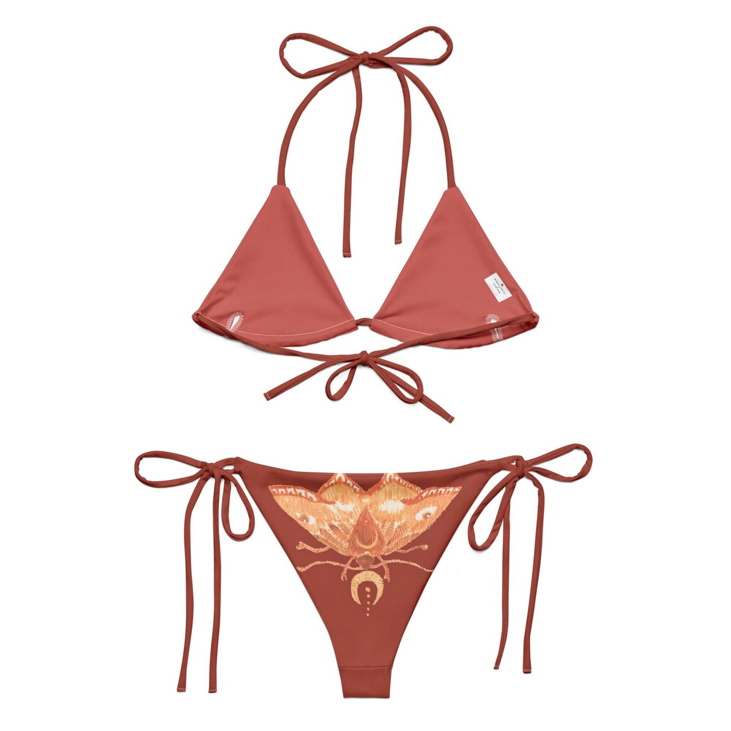 Vega String Bikini in Empress Moth