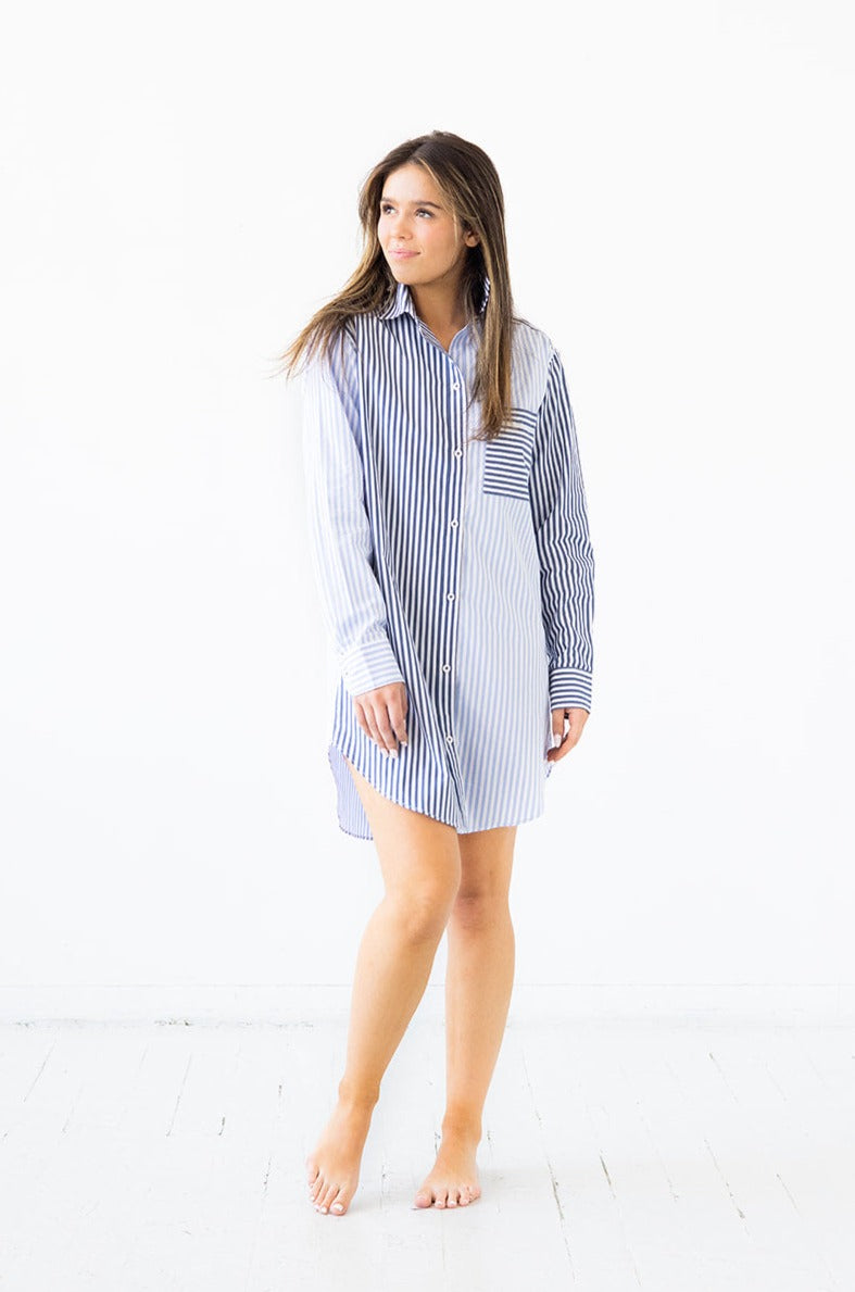 Camisa Amalfi Stripes Resort