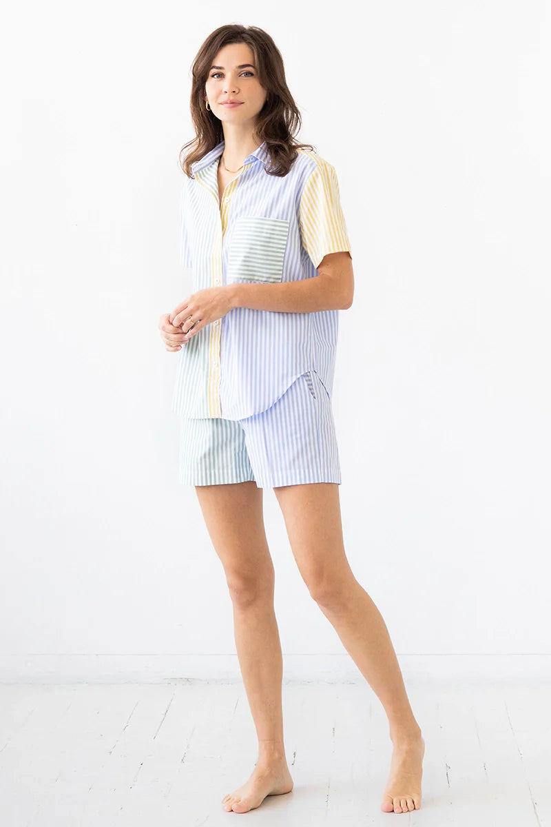 Conjunto corto Amalfi Stripes Resort