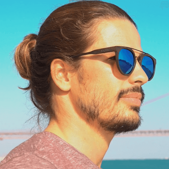 Las gafas de sol de madera Shiva