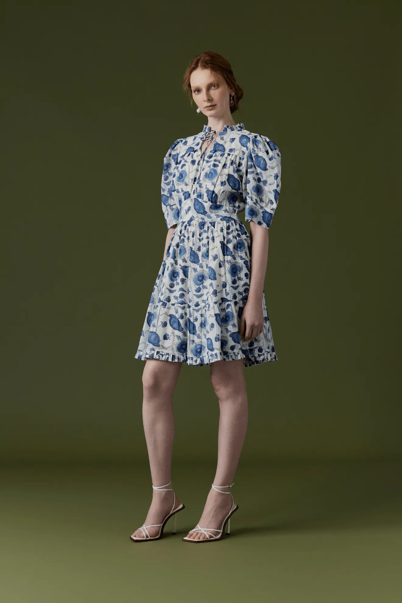 Vestido floral Anuka azul 