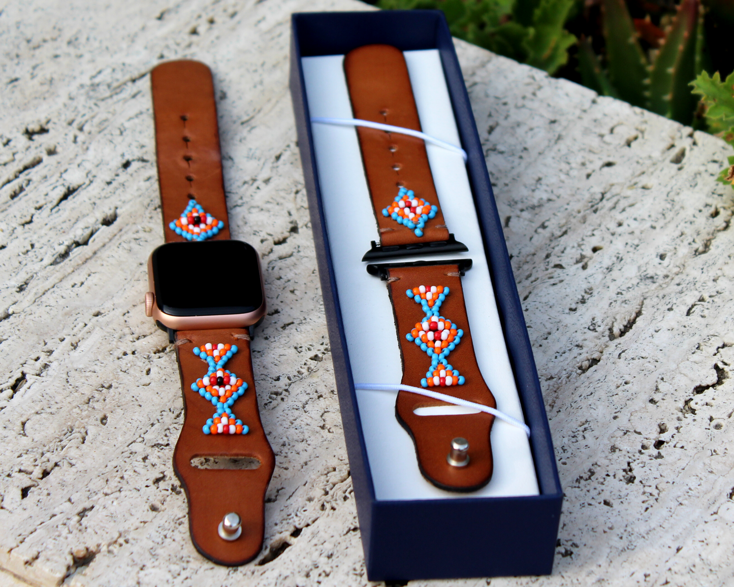 Correa azul Vogue para Apple Watch