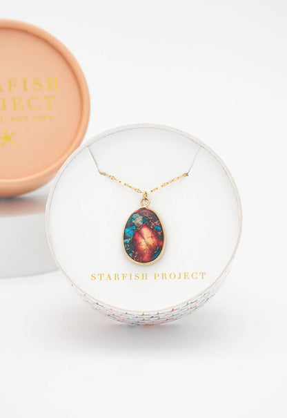 Mosaic Jasper Necklace