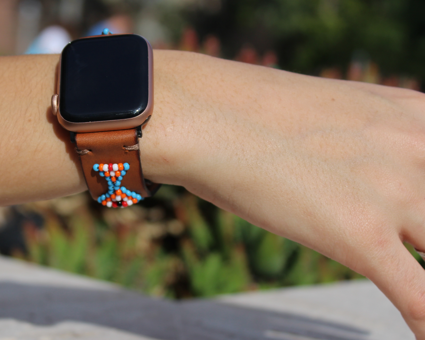Correa azul Vogue para Apple Watch