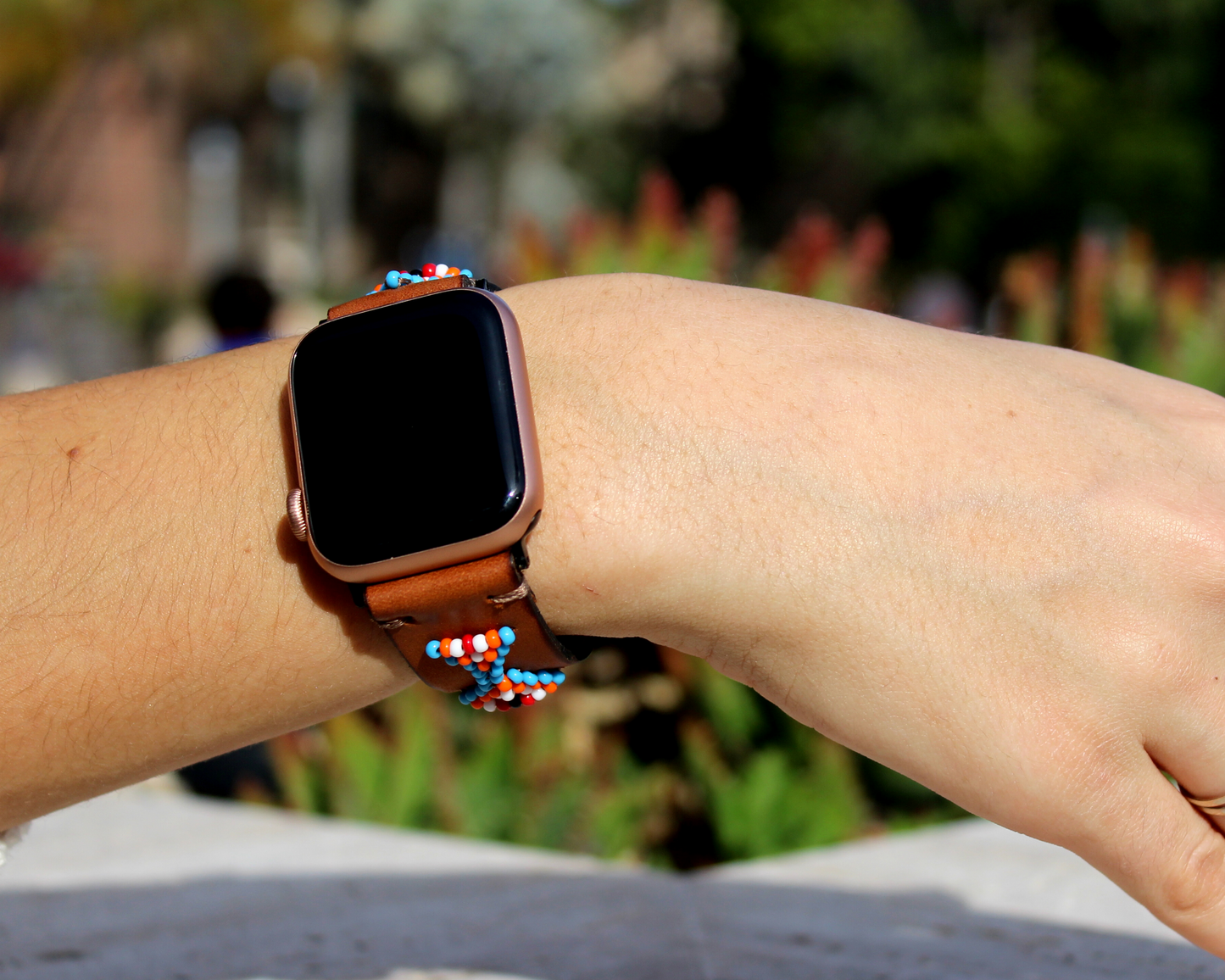 Correa azul Vogue para Apple Watch