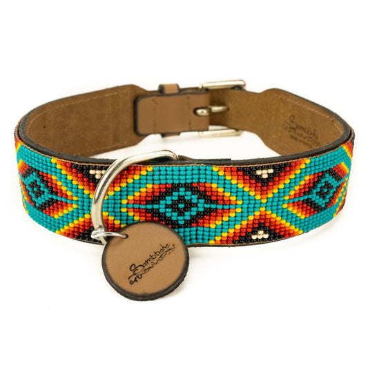 Collar para perros Bahamas Sambboho (con anillo D central)