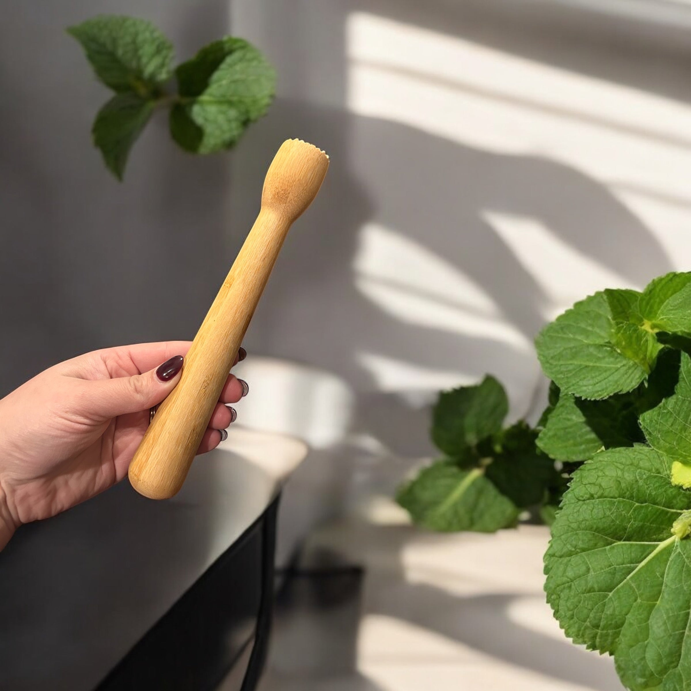 Bamboo Switch Cocktail Muddler - Thumbnail 4