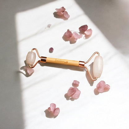 Rodillo facial de bambú