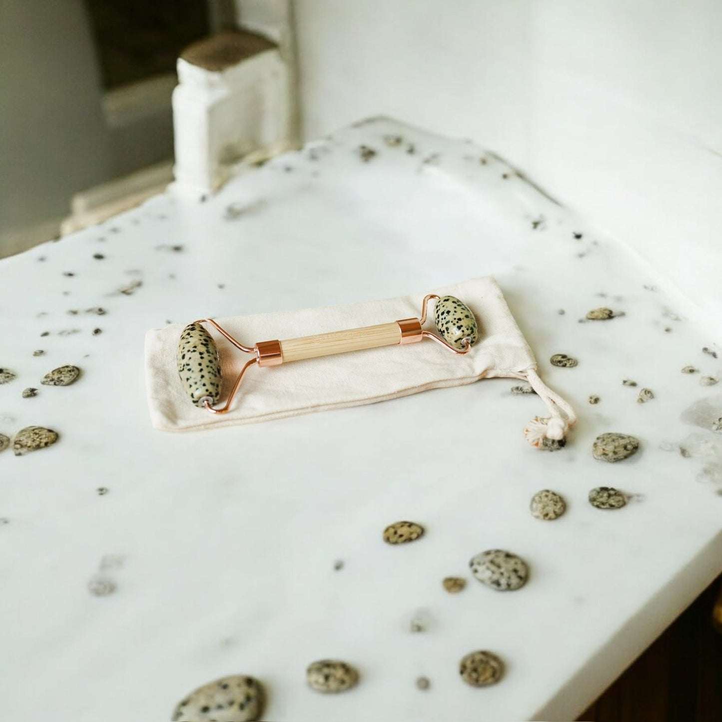 Rodillo facial de bambú