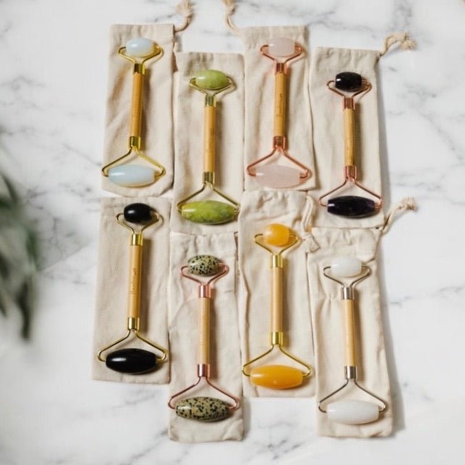 Rodillo facial de bambú