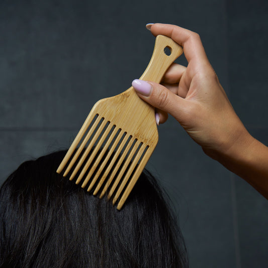 Palillo de bambú para el cabello
