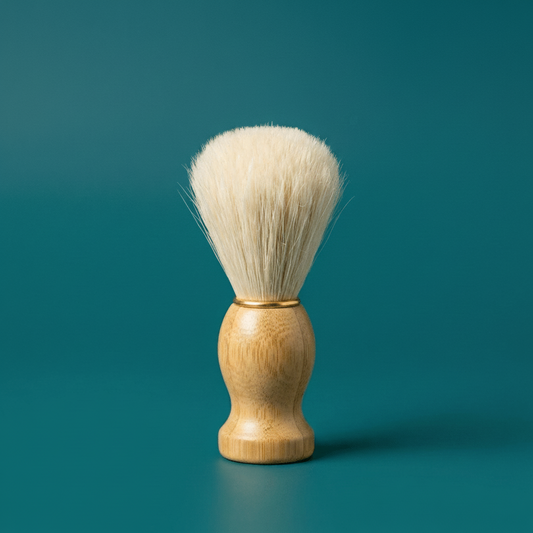 Bamboo Shave Brush with Holder