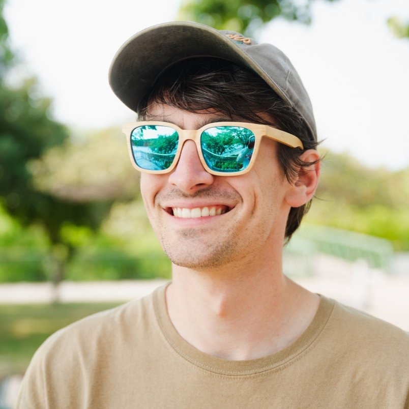 Gafas de sol de bambú