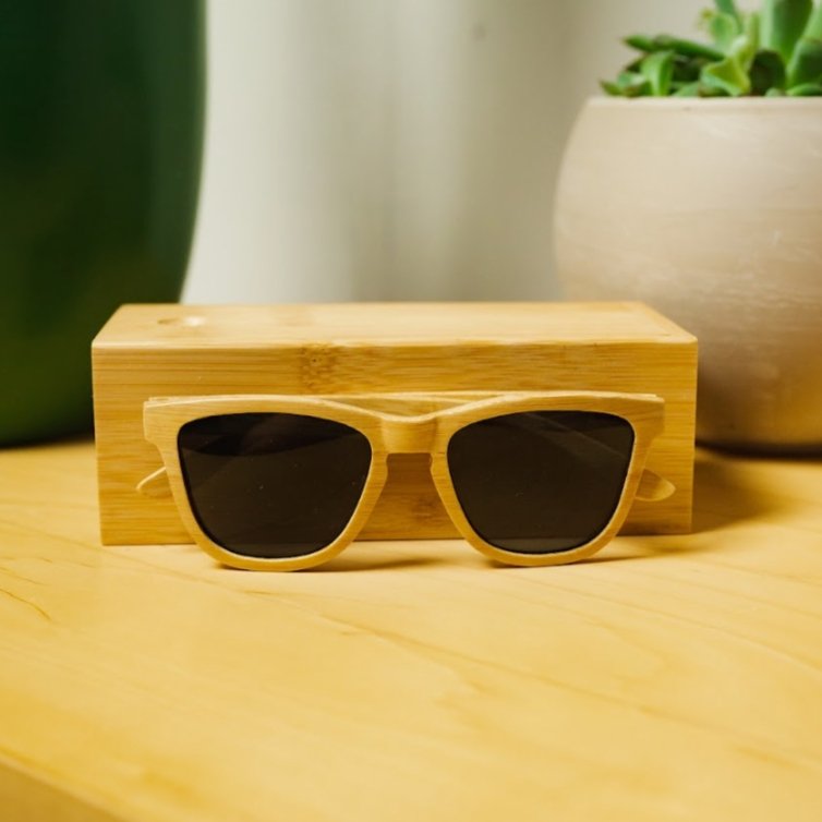 Gafas de sol de bambú