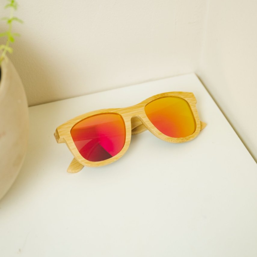 Gafas de sol de bambú