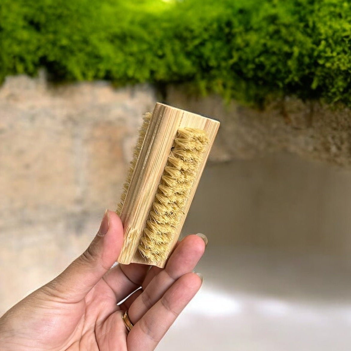 Cepillo de uñas vegano de bambú | Cerdas de sisal