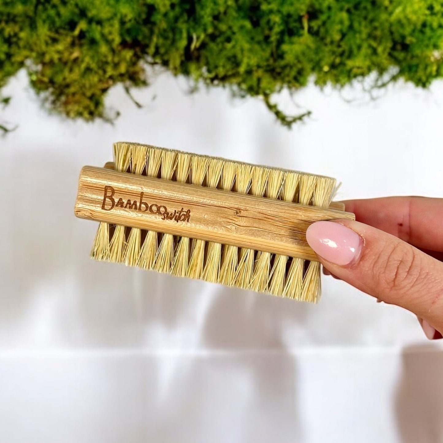 Cepillo de uñas vegano de bambú | Cerdas de sisal