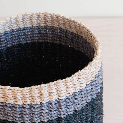 Mini cesta de mesa negra - Cestas hechas a mano | LIKHÂ