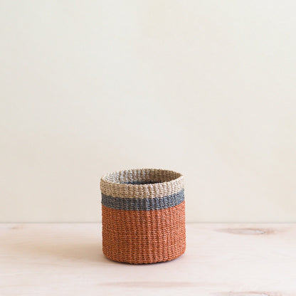 Mini cesta de mesa de coral - Cestas tejidas a mano | LIKHÂ