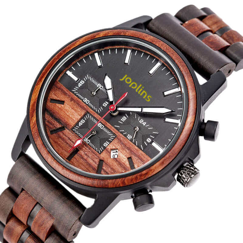 Bastian Red Sandalwood - Reloj de madera
