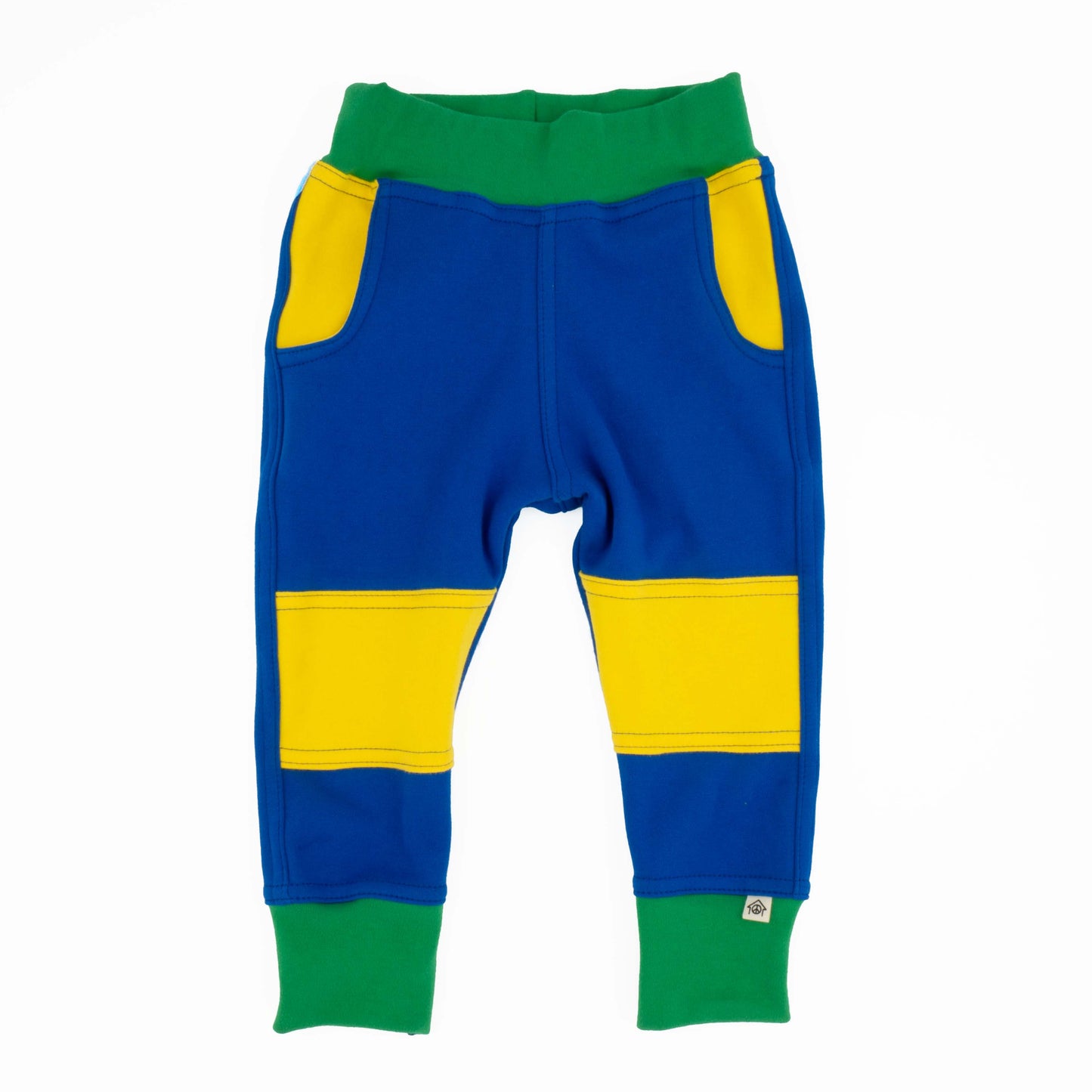 Pantalones deportivos con bloques de color para niños grandes