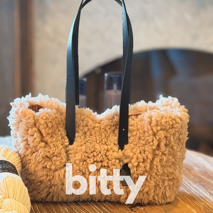 SHERPA BAG sheep fleece handbag