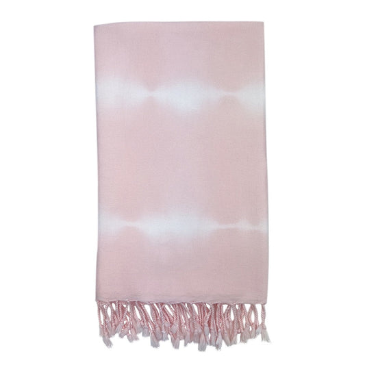 Blush Tie Dye Turkish Beach Towel
