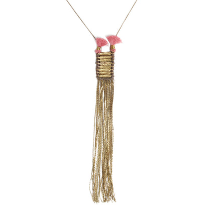 Collar de doble borla