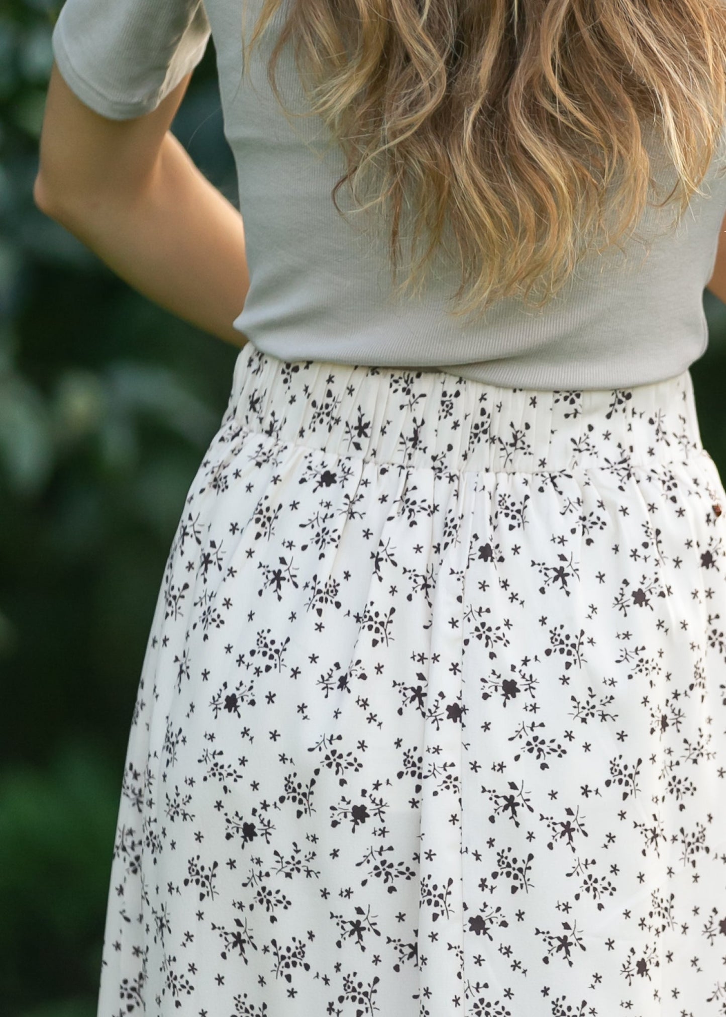 Falda midi floral Braylyn Brown - VENTA FINAL