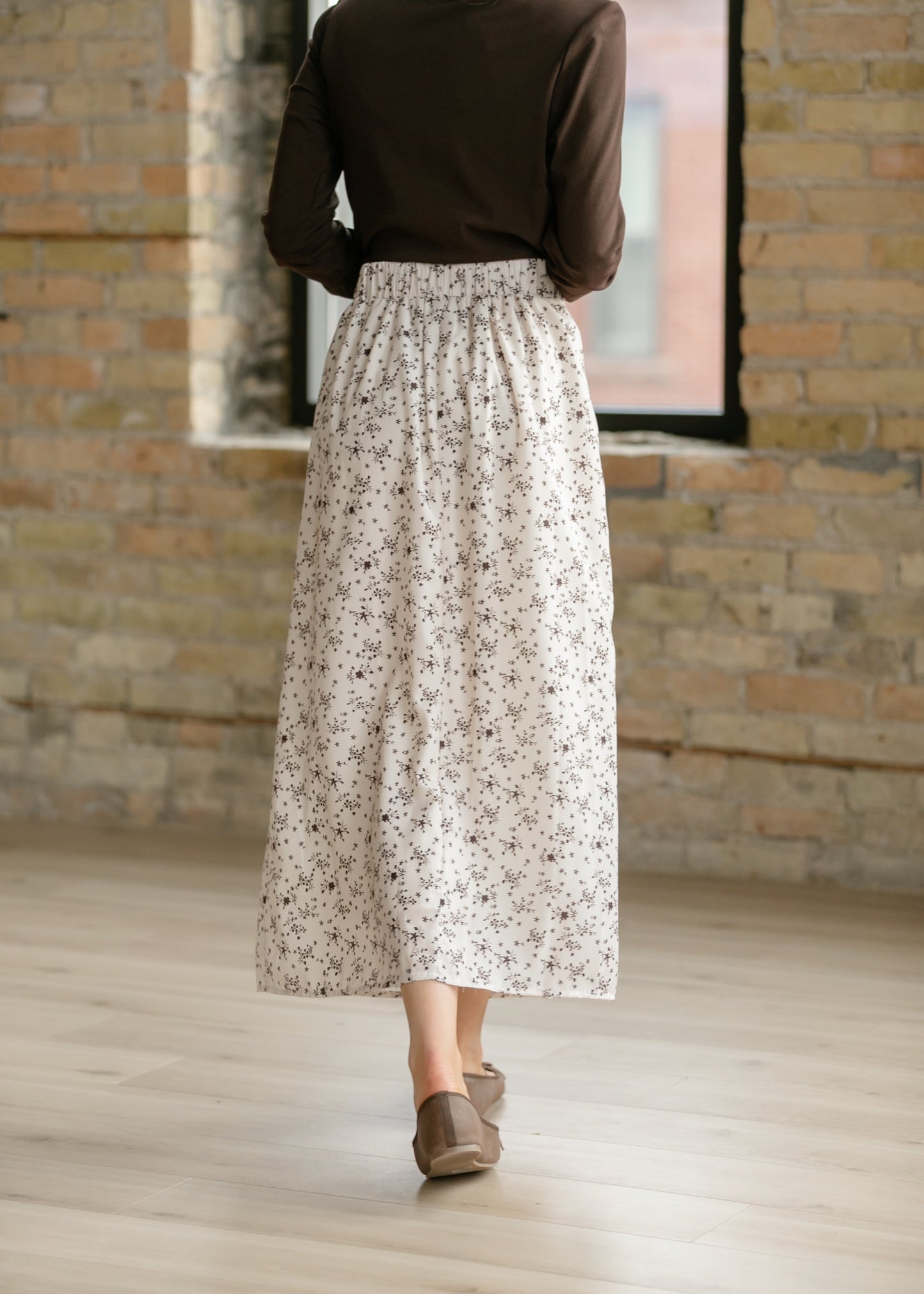 Falda midi floral Braylyn Brown - VENTA FINAL