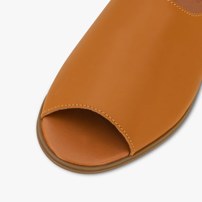 Caramel Peep Toes