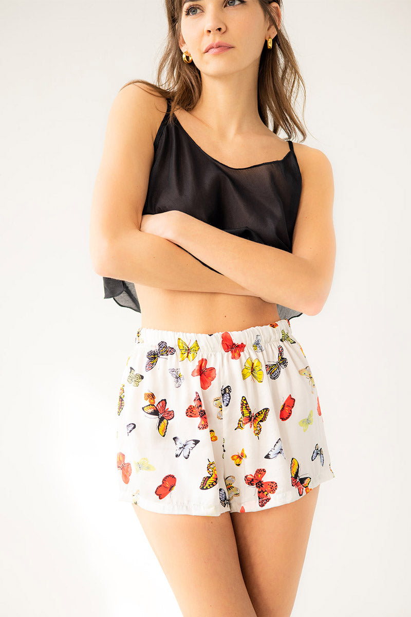 Pantalones cortos de mariposas